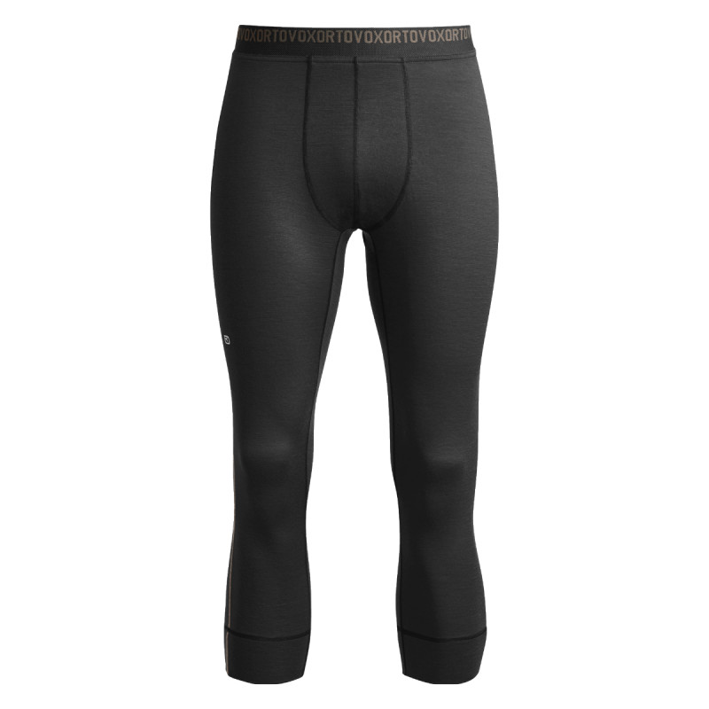 Pánske funkčné nohavice Ortovox 185 ROCK'N'WOOL SHORT PANTS  - čierna