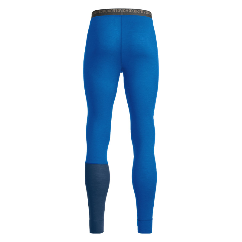Pánske funkčné nohavice Ortovox 185 ROCK'N'WOOL LONG PANTS  - modrá