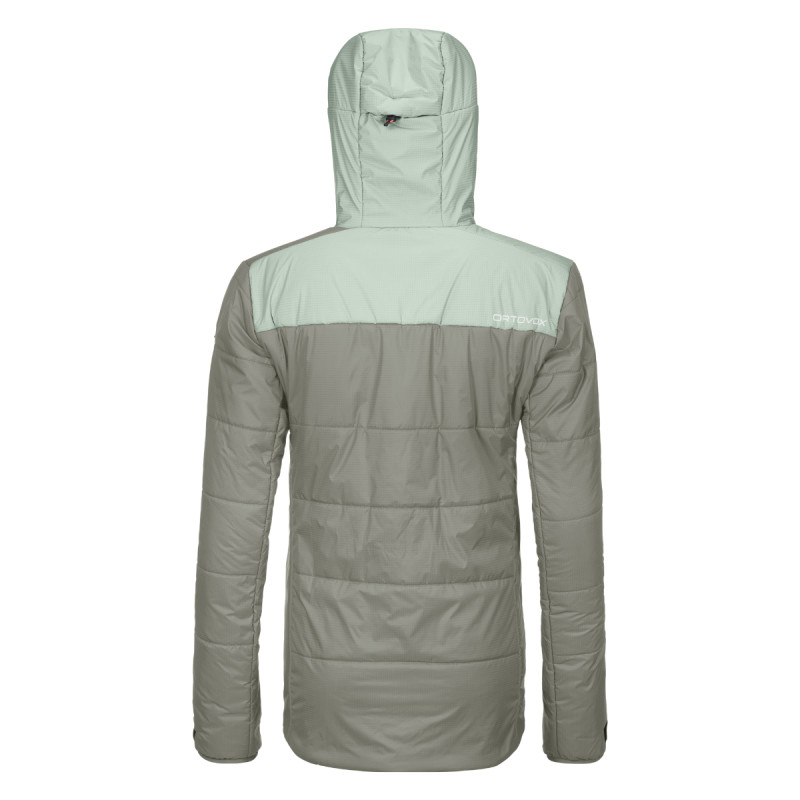 Dámska bunda Ortovox SWISSWOOL ZINAL JACKET  - svetlo zelená