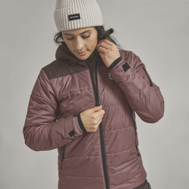 Dámska bunda Ortovox SWISSWOOL ZINAL JACKET  - svetlo zelená