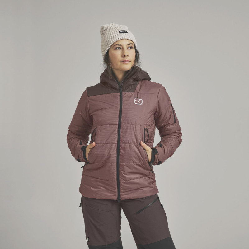 Dámska bunda Ortovox SWISSWOOL ZINAL JACKET  - svetlo zelená