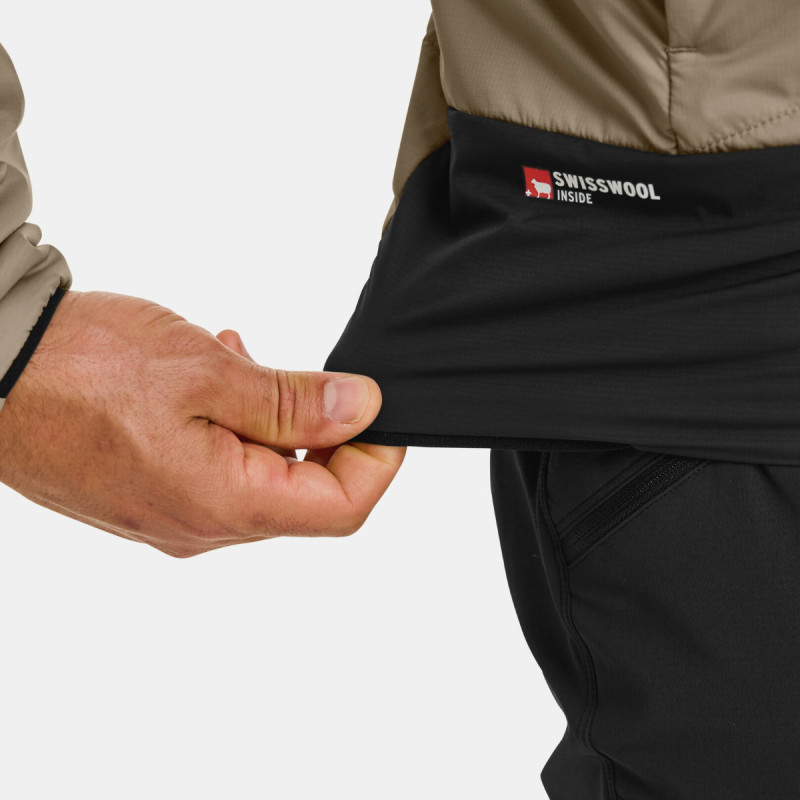 Pánska bunda Ortovox SWISSWOOL PIZ DUAN JACKET  - tmavo zelená