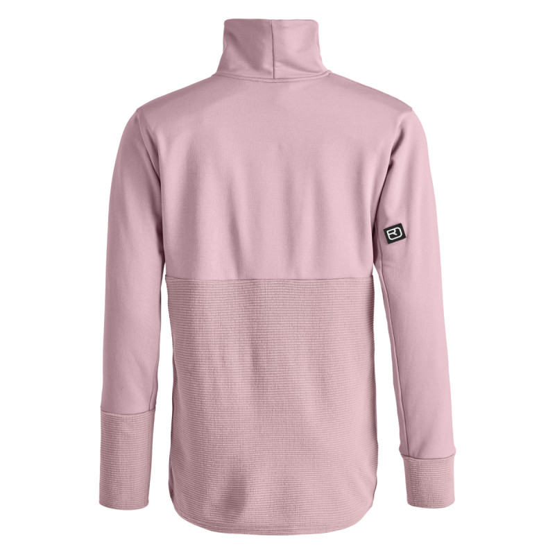 Dámska mikina Ortovox FLEECE CORD LONGSLEEVE  - svetlo ružová
