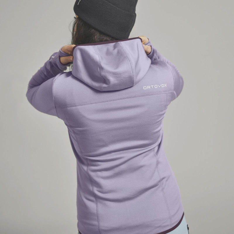 Dámska mikina Ortovox FLEECE HOODY  - béžová