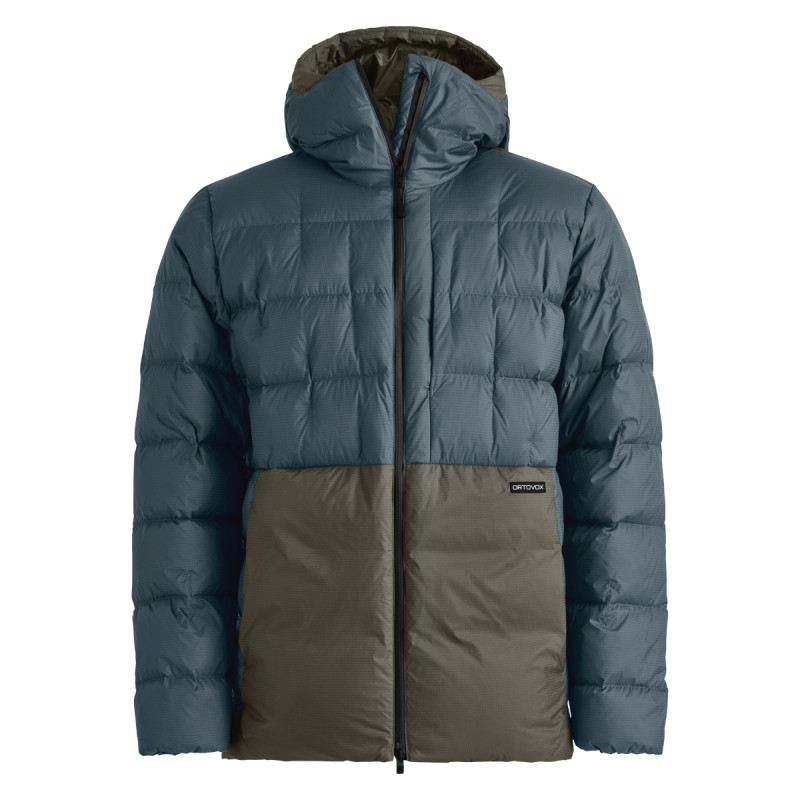 Pánska bunda Ortovox DOWNWOOL 270  - tmavo šedá