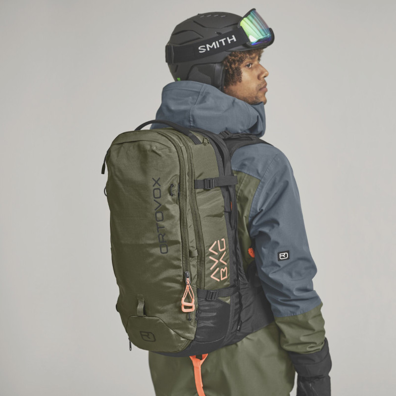 Lavinový batoh AVABAG LITRIC FREERIDE 28 L  - tmavě zelená