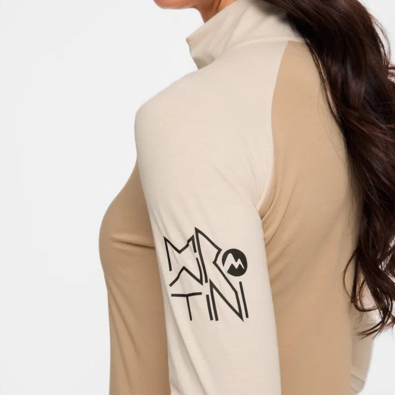 Dámská mikina Martini Sportswear HORIZON HALFZIP  - béžová