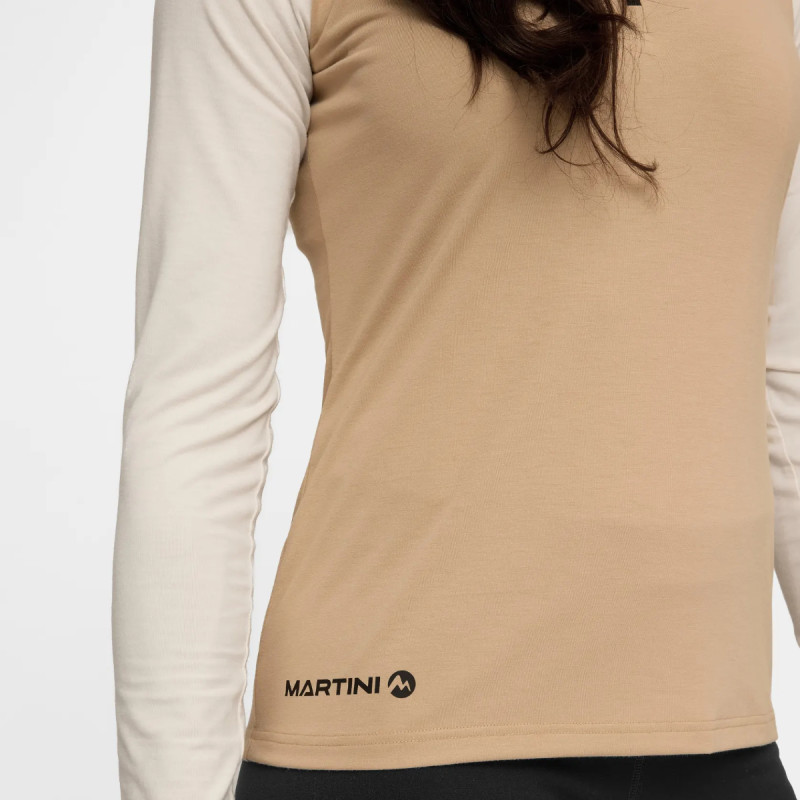 Dámská mikina Martini Sportswear HORIZON HALFZIP  - béžová