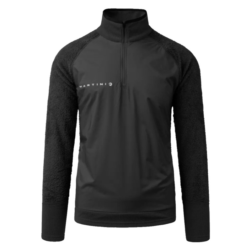 Pánska mikina Martini Sportswear WILDTRACK HALFZIP PRIMALOFT  - čierna