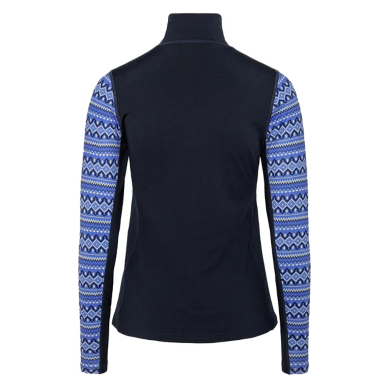 Dámske funkčné tričko Kari Traa LILJA H/Z  - tmavo modrá