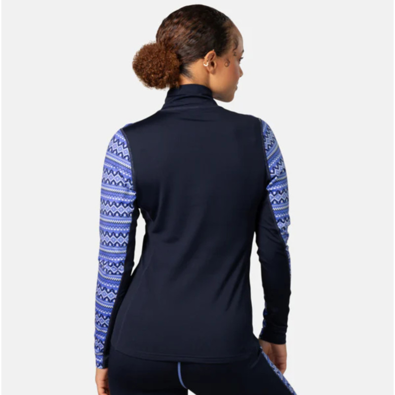 Dámske funkčné tričko Kari Traa LILJA H/Z  - tmavo modrá