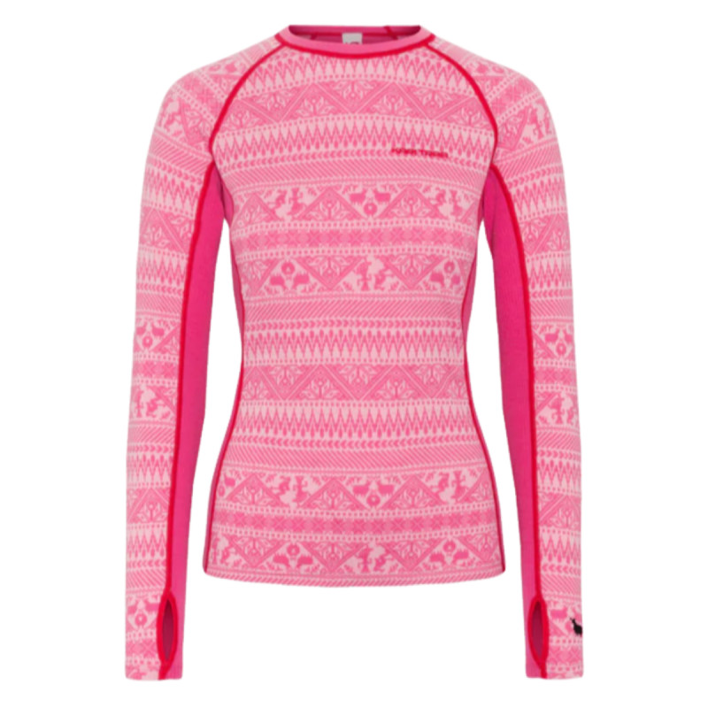 Dámske funkčné tričko Kari Traa TALE LS  - ružová