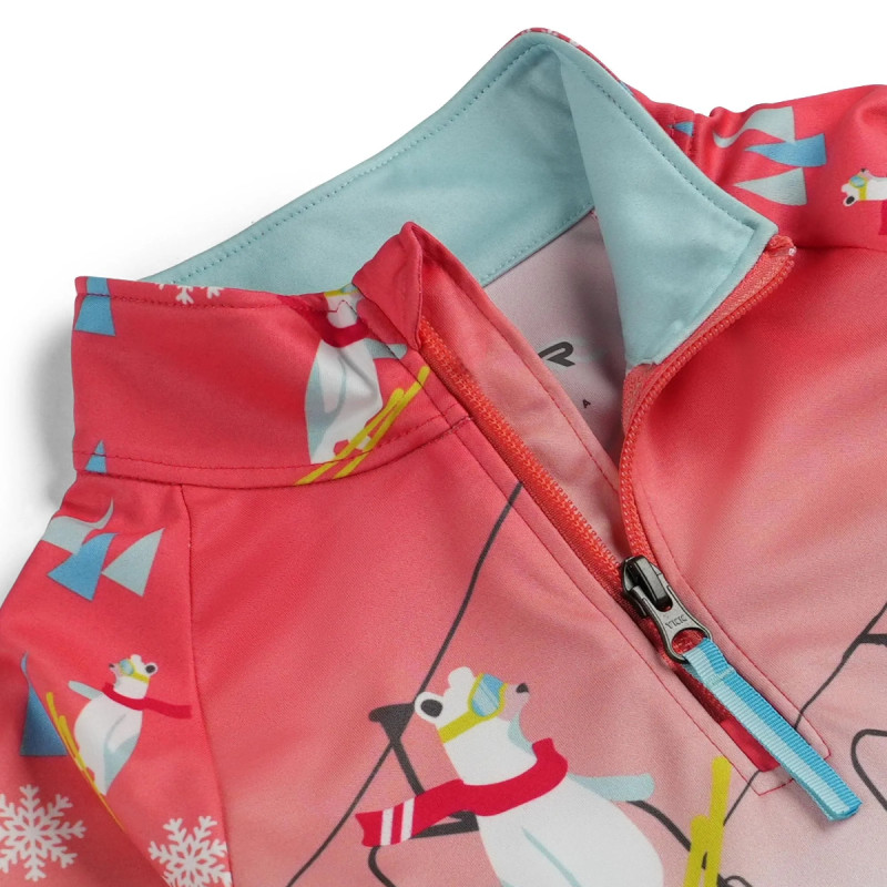 Dievčenská lyžiarská mikina Spyder REFLECT 1/2 ZIP