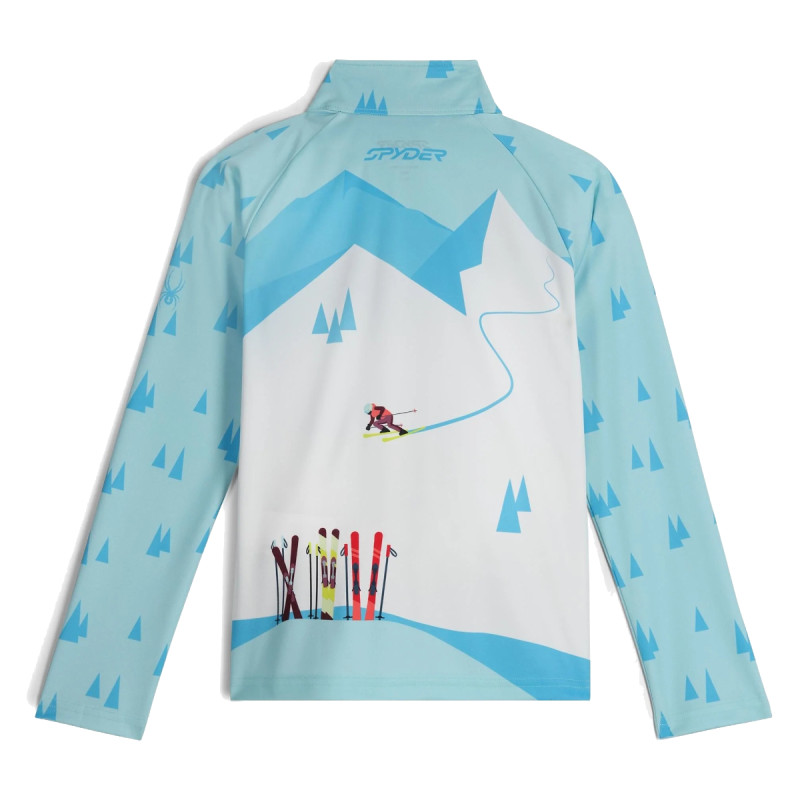 Dievčenská lyžiarská mikina Spyder SURFACE 1/2 ZIP
