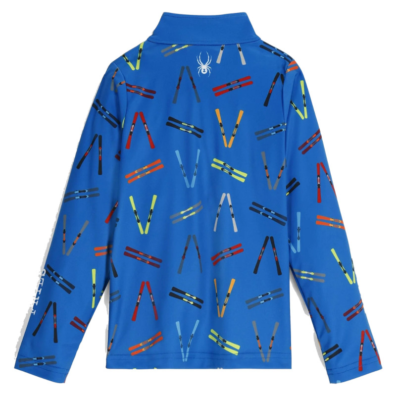 Chlapčenská lyžiarská mikina Spyder INTERNATIONAL 1/2 ZIP  - modrá