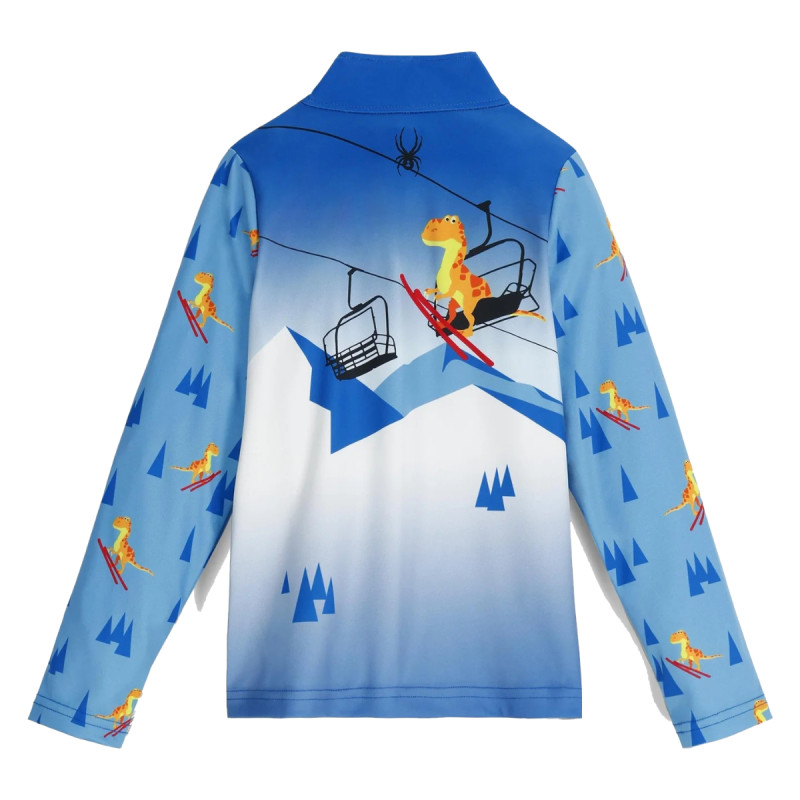 Chlapčenská lyžiarská mikina Spyder INTERNATIONAL 1/2 ZIP  - svetlo modrá