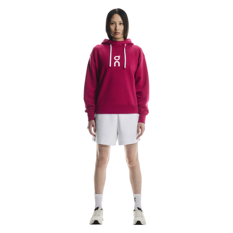 Dámská mikina On CLUB HOODIE  - tmavě růžová