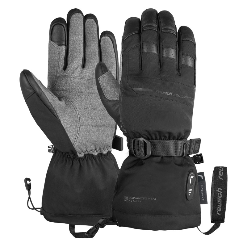 Pánské lyžařské rukavice Reusch ADVANCED HEAT R-TEX® XT  - černá