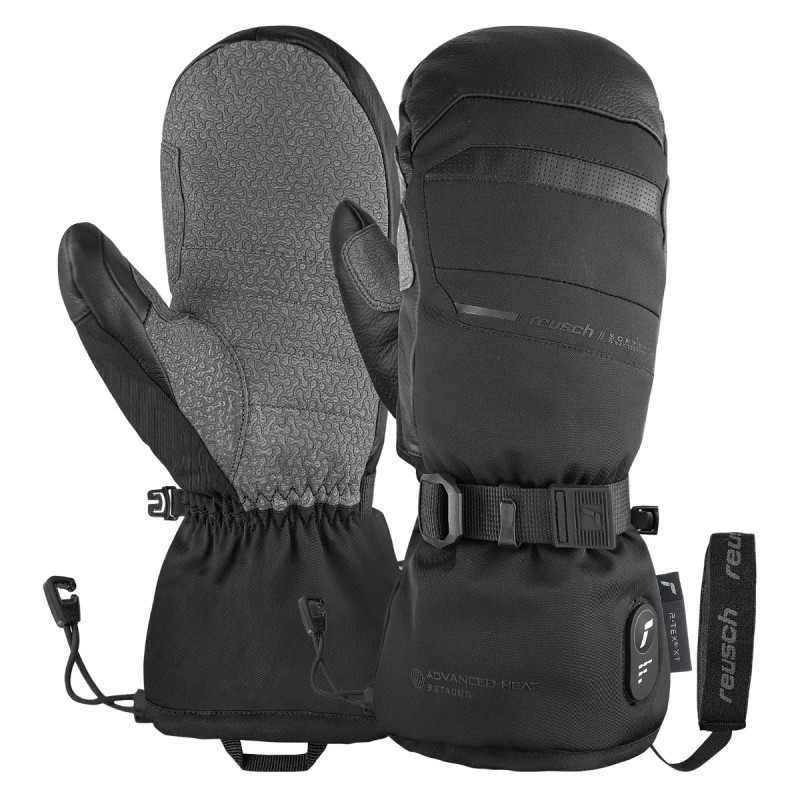 Pánské lyžařské rukavice Reusch ADVANCED HEAT R-TEX® XT MITTEN  - černá