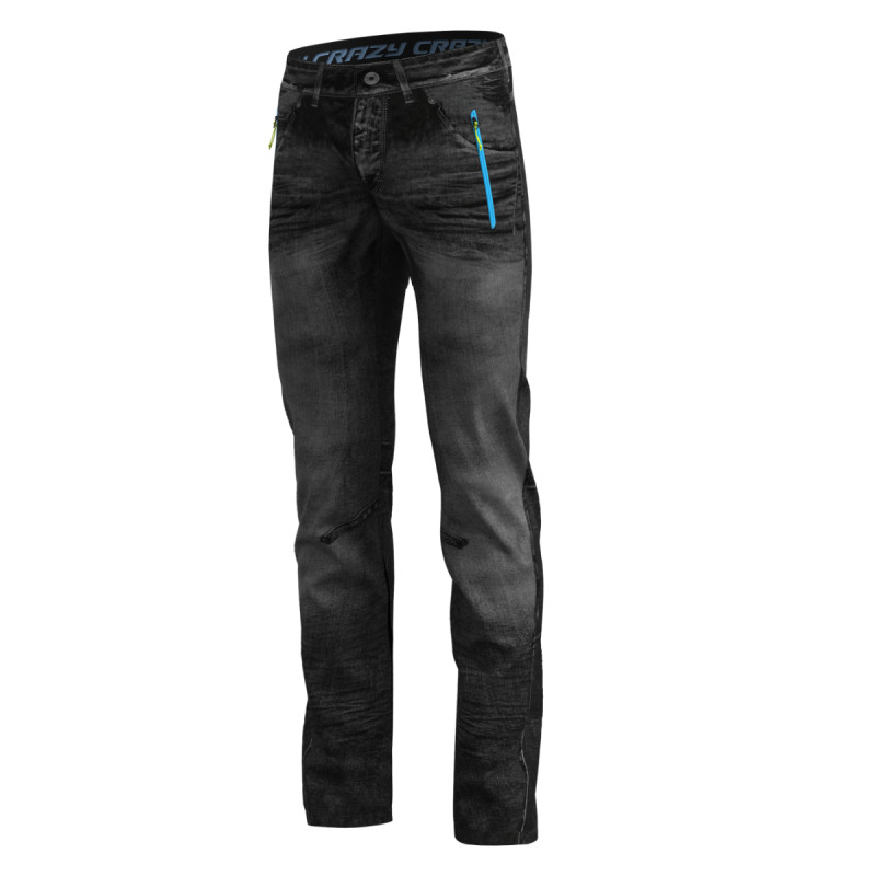 Pánske nohavice Crazy SUPER  - čierna