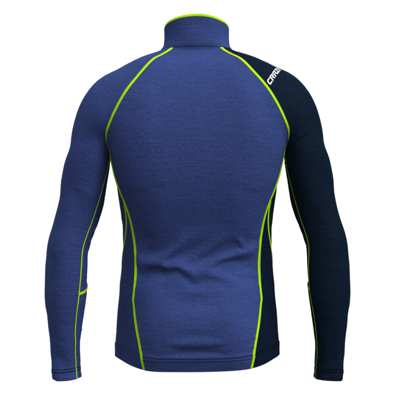 Pánské funkční tričko Crazy FAHRENHEIT ZIP  - modrá