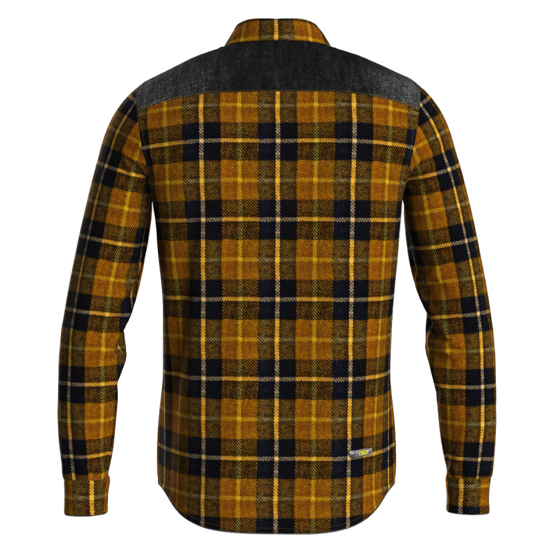 Pánská košile Crazy SHIRT LUMBERJACK  - žlutá