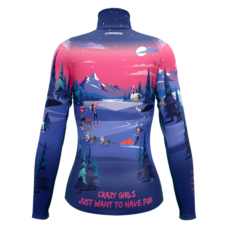 Dámska skialpová mikina Crazy FALLS