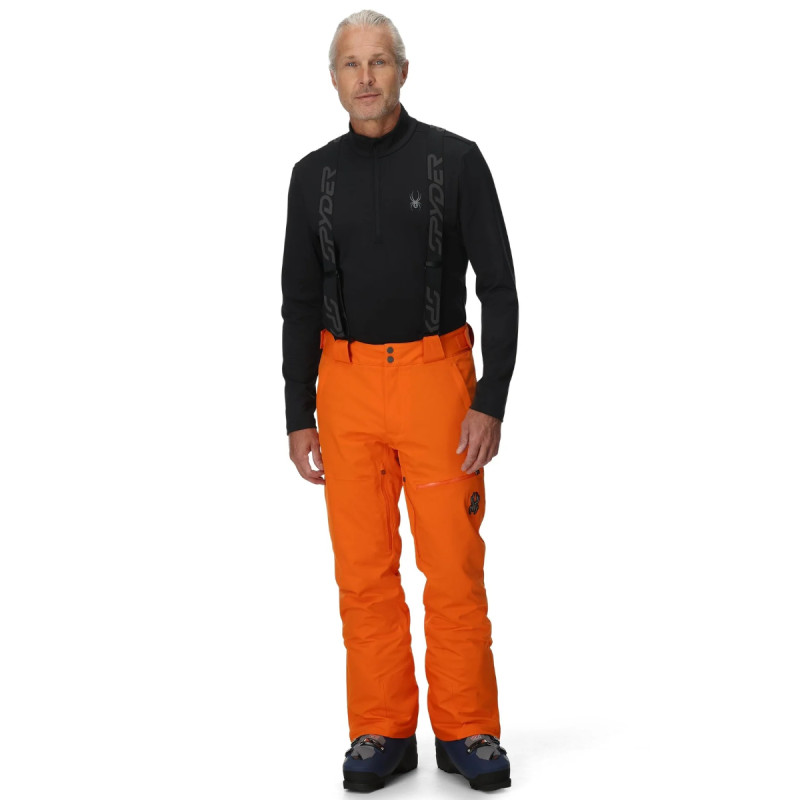 Pánske lyžiarské nohavice Spyder DARE  - oranžová