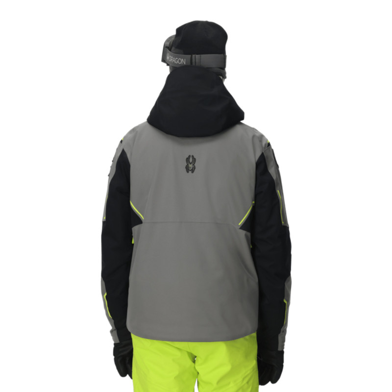 Pánska lyžiarská bunda Spyder TITAN  - šedá