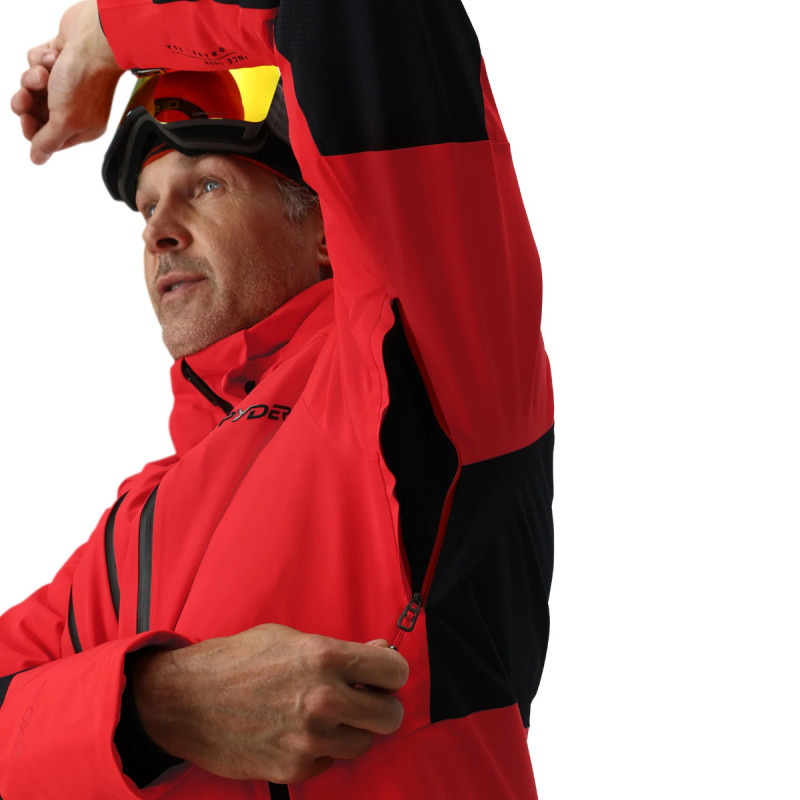 Pánská lyžařská bunda Spyder ALYESKA  - červená
