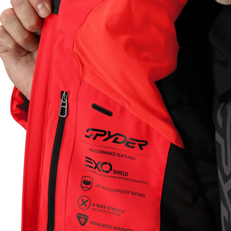 Pánská lyžařská bunda Spyder ALYESKA  - červená
