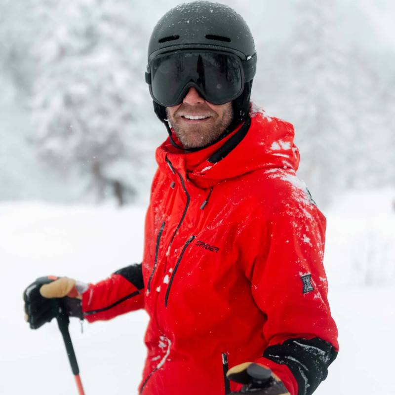 Pánská lyžařská bunda Spyder ALYESKA  - červená