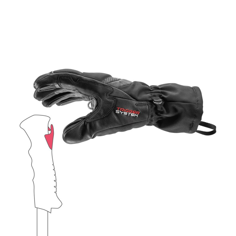 Dámske rukavice Leki GRIFFIN BASE 3D  - čierna