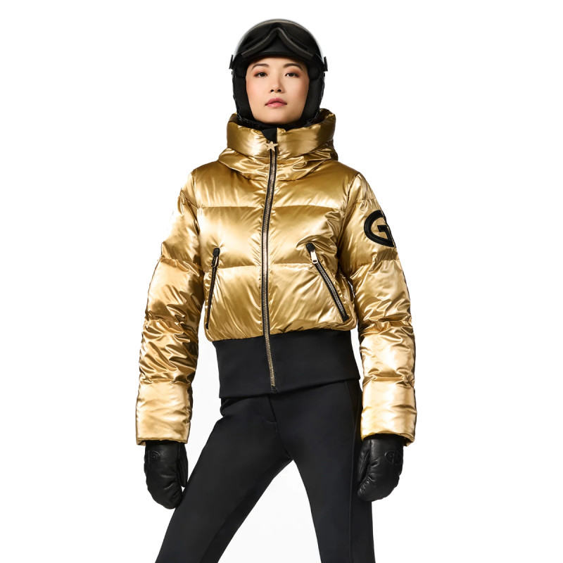 Dámska bunda Goldbergh BOMBARDINO  - zlatá