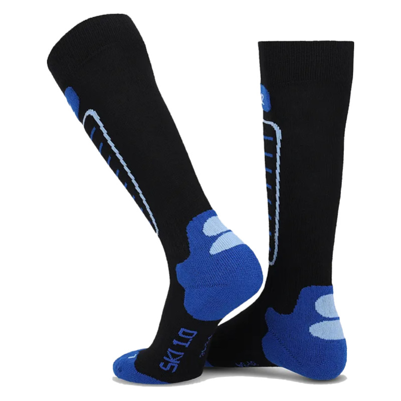 Chlapčenské lyžiarské ponožky Lenz SKIING KIDS 2.0  - tmavo modrá