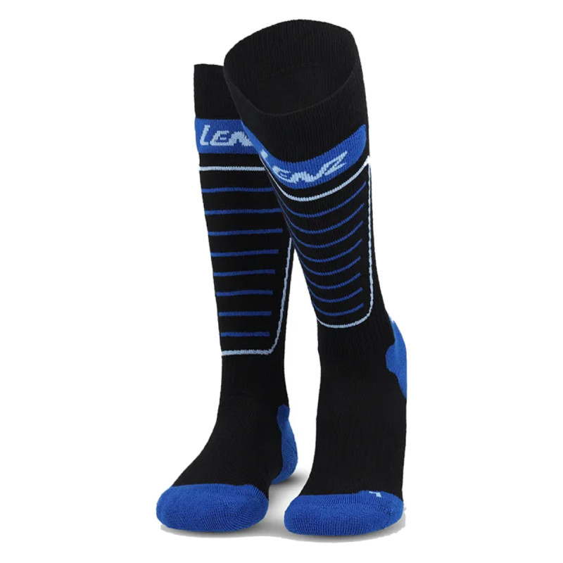 Chlapčenské lyžiarské ponožky Lenz SKIING KIDS 2.0  - tmavo modrá