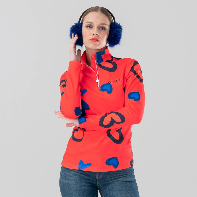 Dámska mikina Duvillard MORA  - oranžová