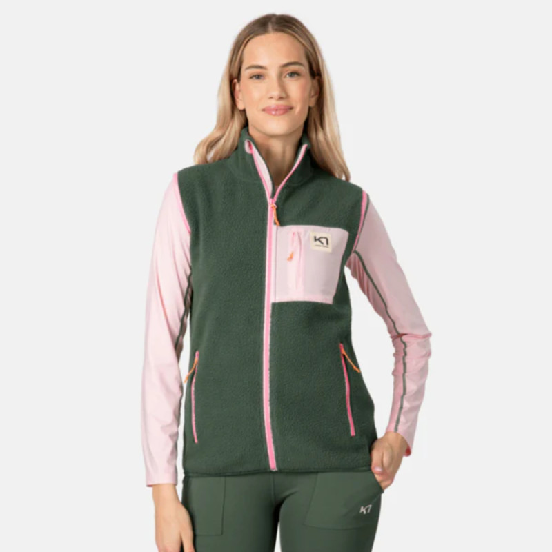 Dámská vesta Kari Traa ROTHE  - zelená