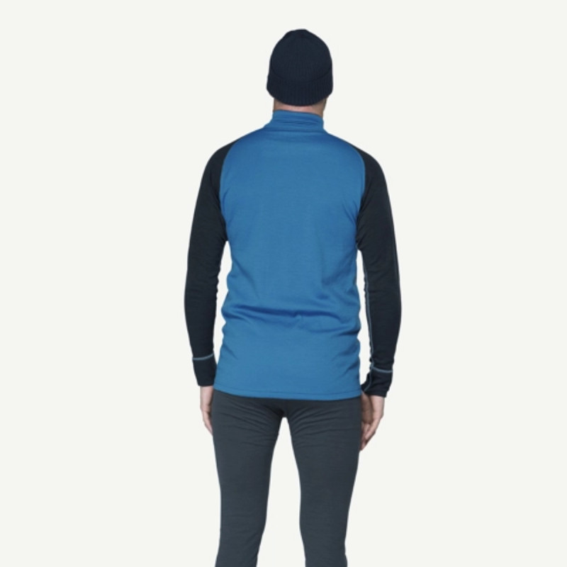 Pánske funkčné tričko Devold DUO ACTIVE SHIRT NECK  - modrá