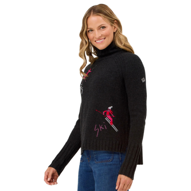 Dámsky sveter Krimson Klover JANICA  - čierna