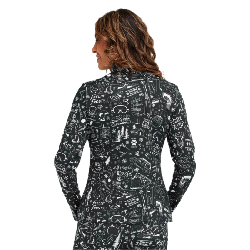 Dámska mikina Krimson Klover GRAFFITI  - čierna