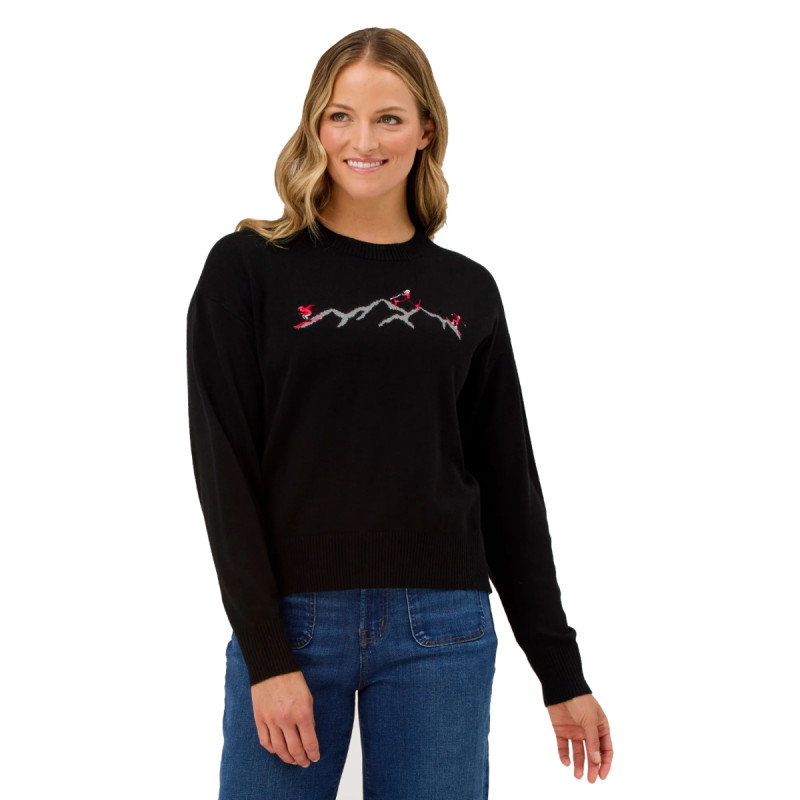 Dámsky sveter Krimson Klover BERNINA  - čierna