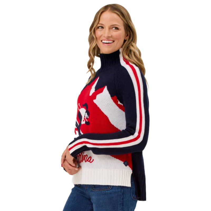 Dámský svetr Krimson Klover SKI CORTINA  - tmavě modrá