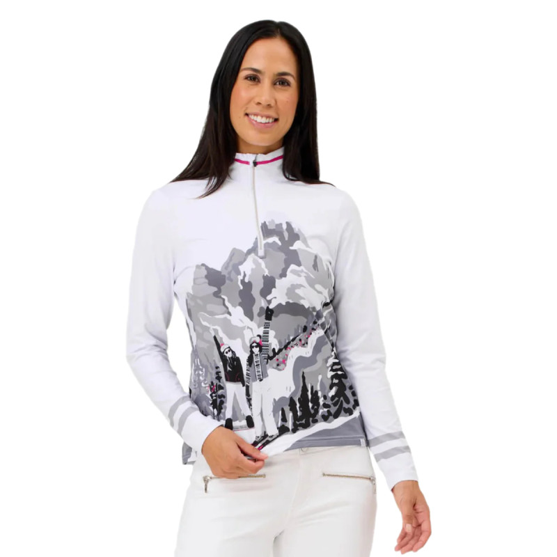 Dámská mikina Krimson Klover SKI POWER  - bílá