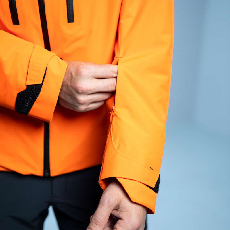 Pánská lyžařská bunda Descente STREAM  - oranžová