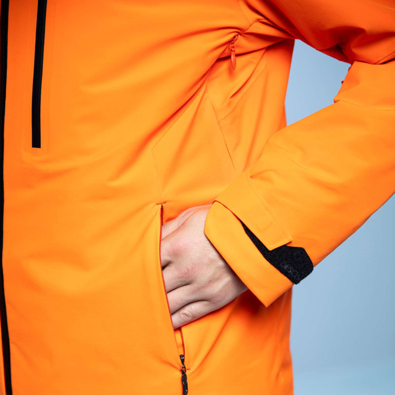 Pánská lyžařská bunda Descente STREAM  - oranžová