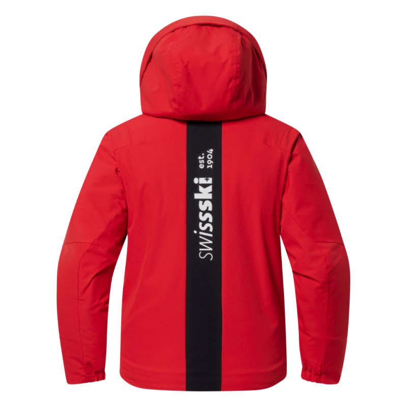 Detská lyžiarská bunda Descente SWISS REPLICA  - červená