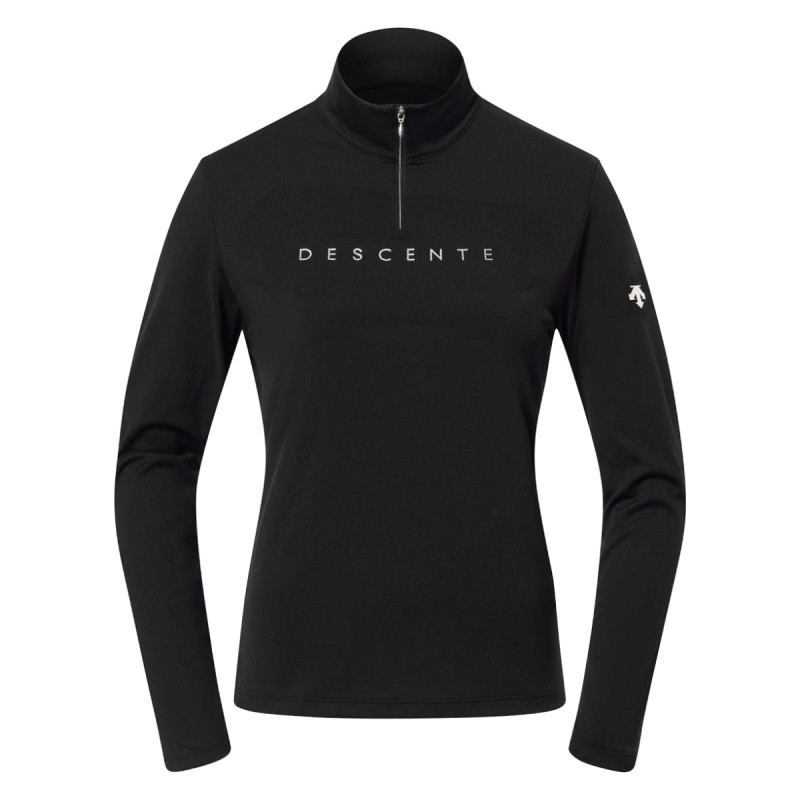 Dámská lyžařská mikina Descente T-NECK CHEST  - černá