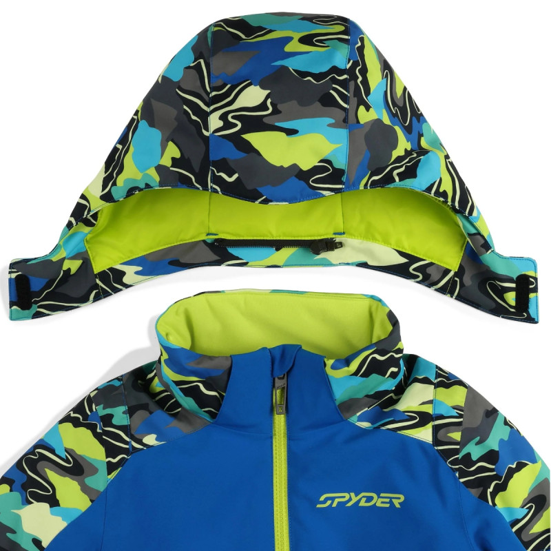 Detská lyžiarská bunda Spyder CHALLENGER  - modrá
