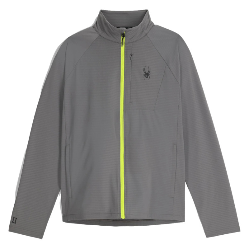 Pánska mikina Spyder GRIDWEB FLEECE  - šedá